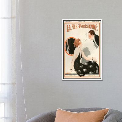 1921 La Vie Parisienne Magazine Cover 1 Piece Wall Art on Canvas
