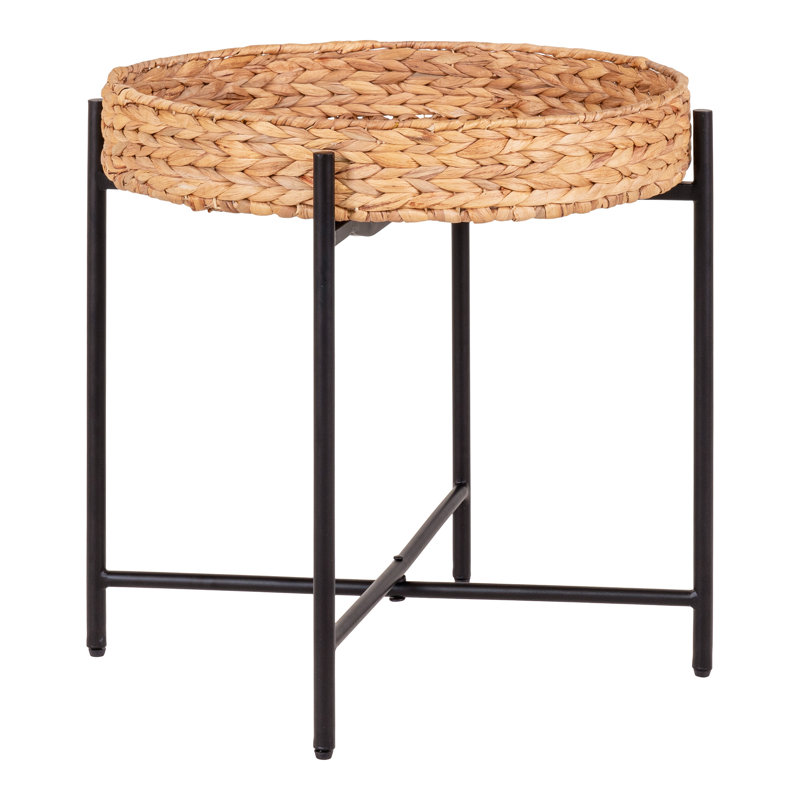 Lovanna Tray Top Cross Legs End Table