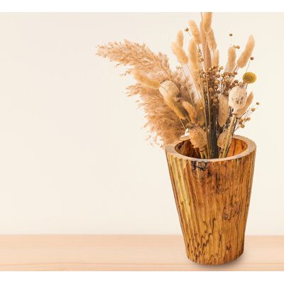 Crettie Handmade Wood Table Vase