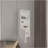 Obregon 43" Tall One-Door Wall Cabinet  With Two Open Shelves, Medicine Cabinet-1396938470