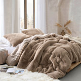 Chunky Bunny Yoga Faux Fur Coma Inducer Oversized Comforter