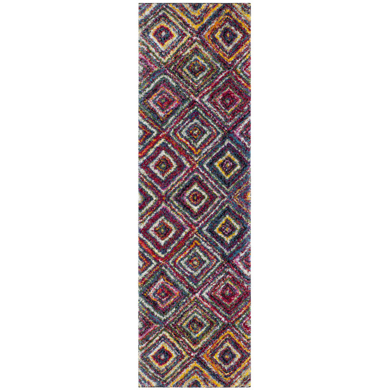 Gleno Performance Geometric Rug, Runner 2'3" x 8'