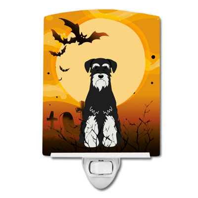 Halloween Basset Hound Ceramic Night Light
