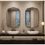 Miroir festonné miroir mural irrégulier Miroirs rectangulaires uniques pour salle de bain ， Hall d'entrée-626097266-626097264