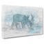 Grazing Stag - Wrapped Canvas-56641881