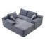 Canapé modulaire de 109 po, canapé modulaire Cloud avec assise profonde, canapé modulaire en L moderne avec méridienne et canapé rembourré pour salon, sans assemblage