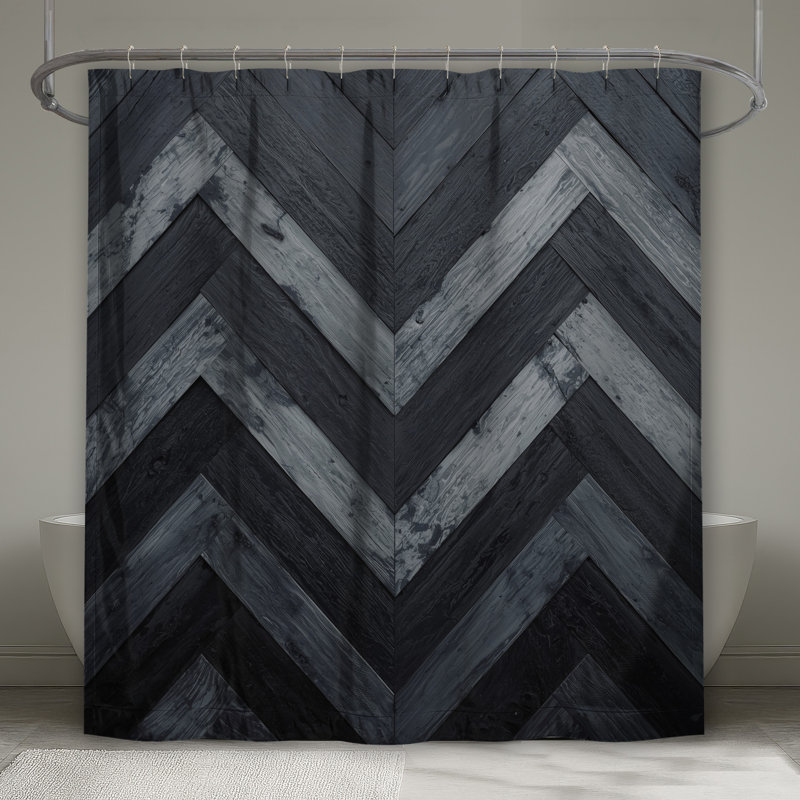 Rideaux de douche Chevron, L 70 po x H 93 po