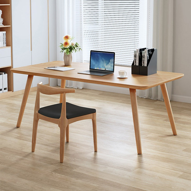 Bureau d'écriture Burlywood, H 29,53 po x l 62,99 po x P 27,56 po
