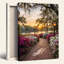 Ensemble de 1 tableau sur toile « Chemin du coucher du soleil »-129057192-129057195
