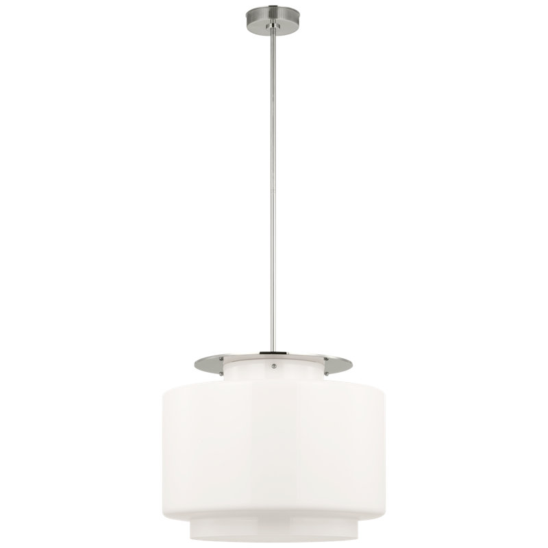 Elias 1 - Light Pendant, Polished Nickel, White