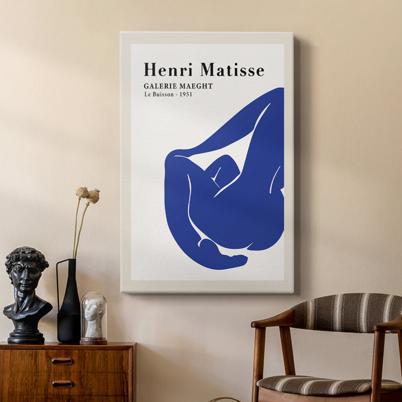Matisse CXV III, reproduction d'art encadrée sur mesure, galerie Cavas, H 18 po x l 12 po