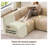 121.8" Upholstered Sectional Modern Chenille Modular Compression Banquette Sofa Dining Booth-494645478-494645483