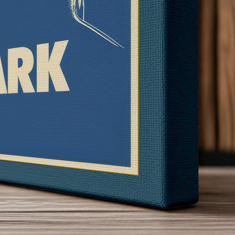 Print, 30x20 - 76.2 x 50.8 cm, Teal Border
