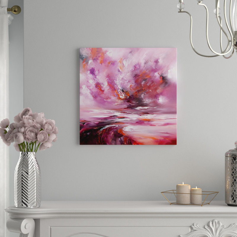 Eternal I by J.A Art - Gallery-Wrapped Canvas Giclée, 24" H x 24" W x 1" D, Black Framed Fine Art Paper, White