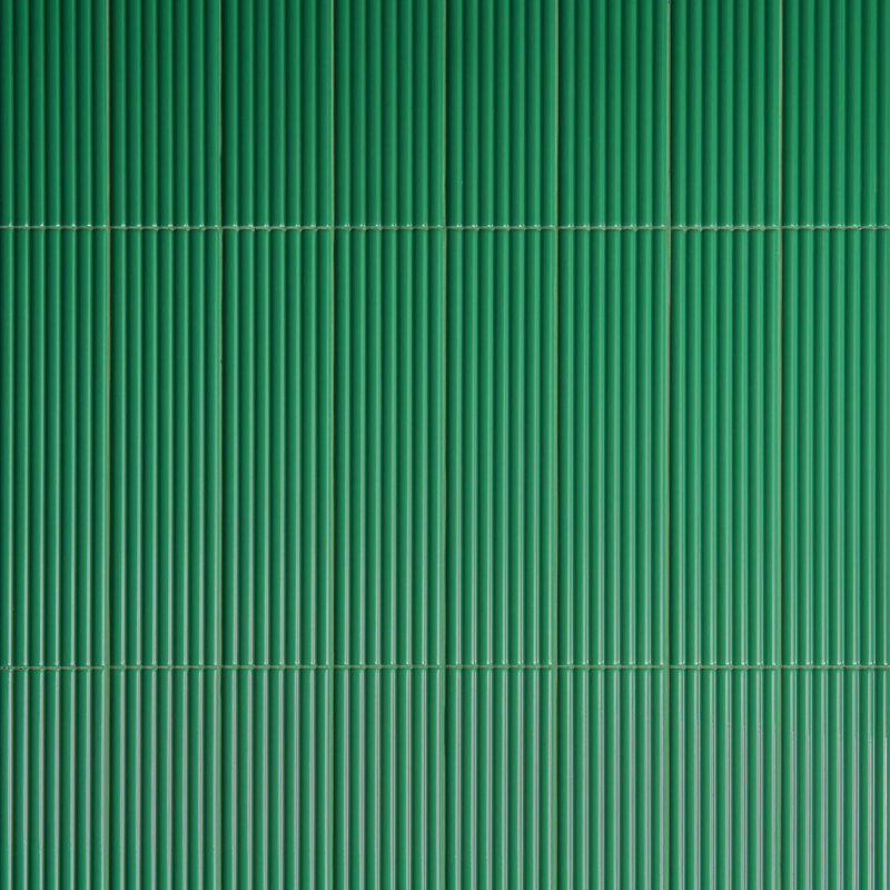 Carreau de mur italien cannelé 3D Superclassica Pli 4 po x 16 po, Vert verde