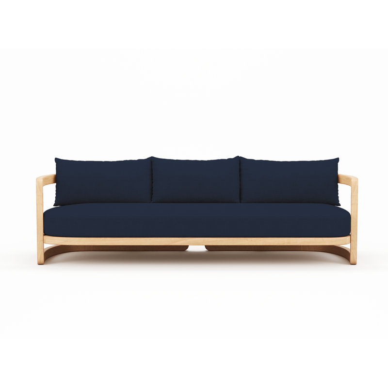 Muse Sofa - Natural Sanded, Blue