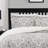 Ornate Traditional Box Stitch Geometric Shapes Comforter-1580651100-1580651089