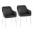 Cyr 19'' H Faux Leather Upholstered Armchair-1932761830-1932761834