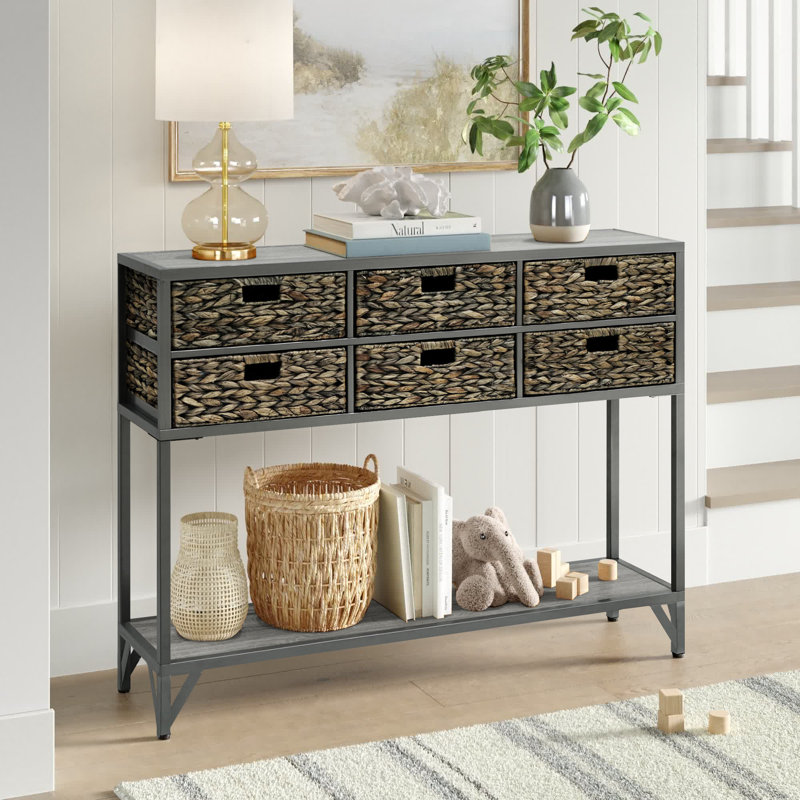 Console 43,25 po Pensacola, gris