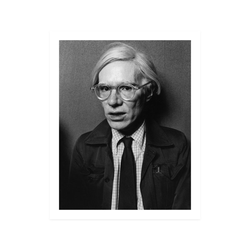 Iconic Warhol - photographie sans cadre, H 10 po x l 8 po
