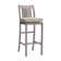 Croquet Teak Outdoor 30'' Bar Stool with Cushion