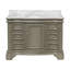 Ensemble de meuble-lavabo simple 48 po avec comptoir gris vieilli Twain Twain-416776325-456950525
