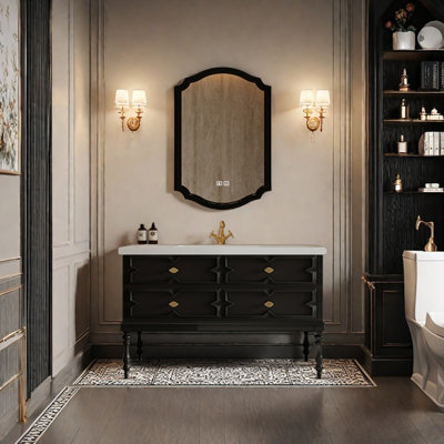 Armoire de salle de bain rétro française