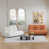 Beige/Orange