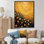 " Color Field Abstract Saffron II "