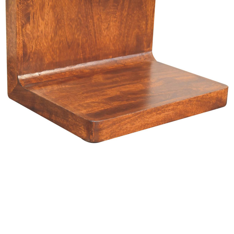 Milesburg 45cm W Solid Wood Bedside Table