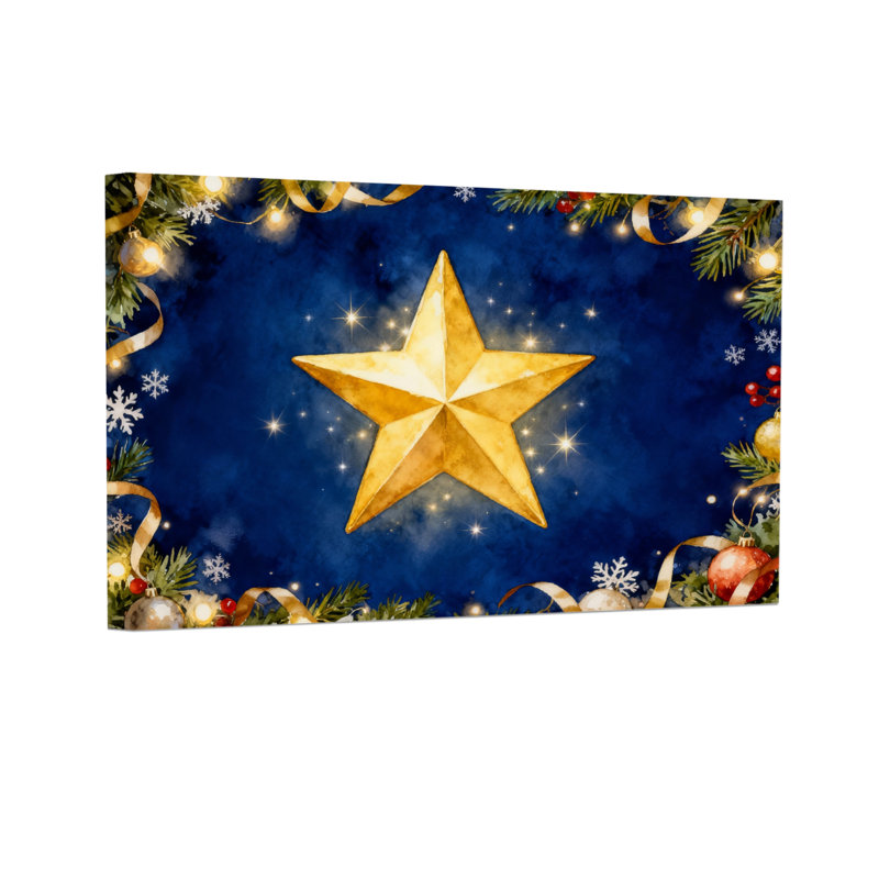Étoile de Noël, H 16 po x l 24 po