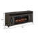 ClassicFlame Heathrow 76-In Infrared Electric Fireplace Entertainment Center in Tifton Oak