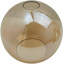 20cm H Glass Globe Lamp Shade ( Screw On ) in Amber