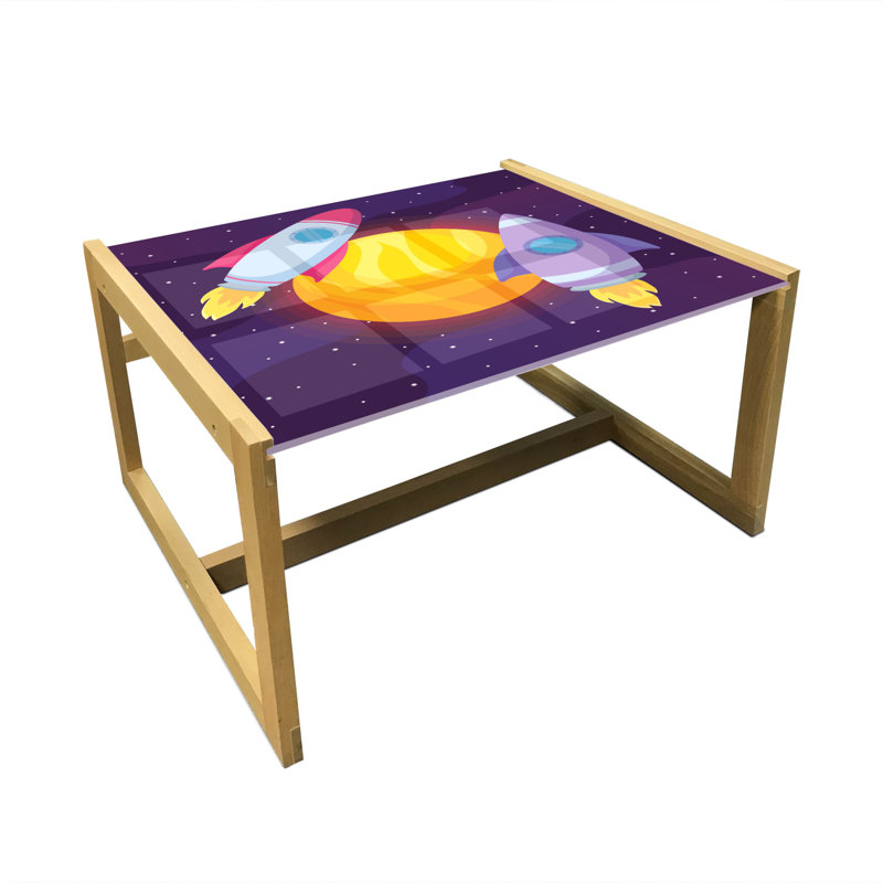 Jackelynn Trestle Coffee Table, 40cm H x 74cm W x 62cm D