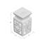 Tabouret de jardin Amedee-16768958