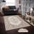 Luxurious 3D Printed Woven Carpet, 55.1 x 86.6 inches | 100% Polyester, Antibacterial, Machine Washable | Non-Slip PVC Felt Dot Underside, 0.3 in Pile Height | Perfect for Living Room, Bedroom & Home Decor-113901460