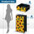 4 Drawer Dresser for Bedroom, Narrow Chest of Drawers, Wooden Top and Study Iron Frame 18"x37.5"-(WxH)