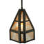 Luminaire suspendu géométrique à 1 lumière Swirl