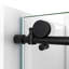 DreamLine Continum l 68-72 po x H 76 po Porte de douche coulissante entièrement noire