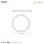 Aneto White LED Outdoor Flush Mount-50933099