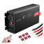 Onduleur à onde sinusoïdale pure 2000 W, convertisseur DC 12V à AC 120V avec télécommande et écran LCD, générateur solaire à 5 ports pour véhicule récréatif, camion et secours d'urgence à domicile