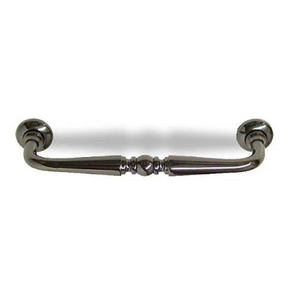 Pull with Removable Back Plates, Black