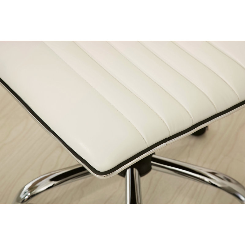 Chaise de bureau Chromel, Blanc