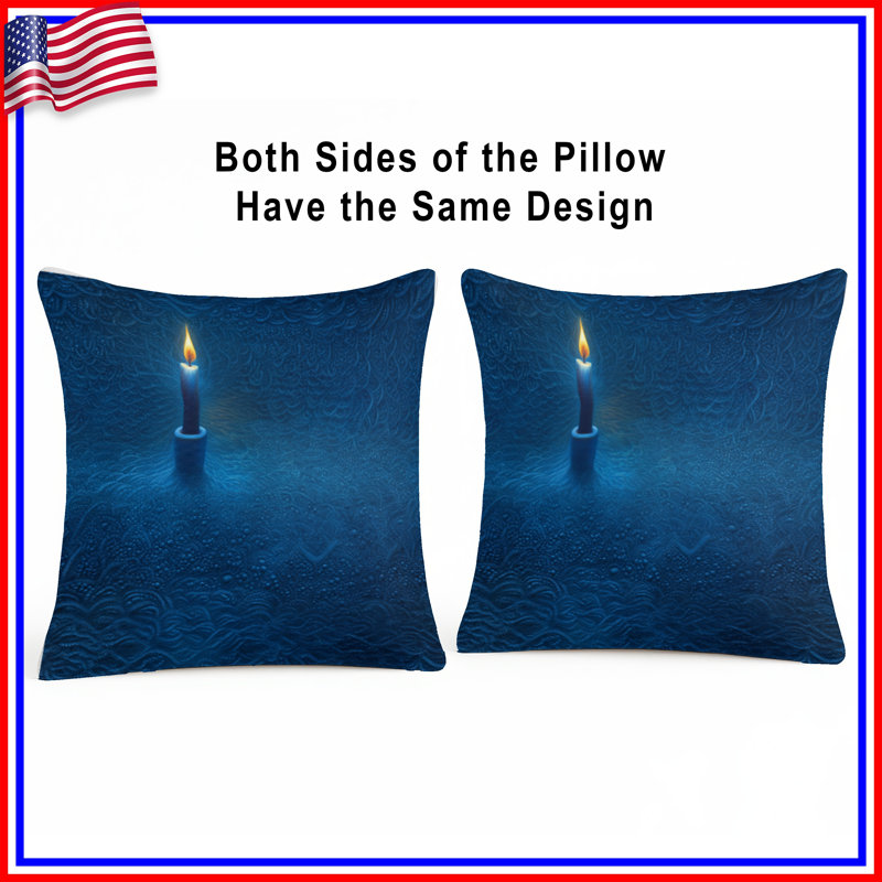 Coussin Candle, 20 x 20 inches
