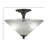 Semi-Flush 2 Bulbs With 16" Crystal Glass-32465468-32465472