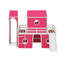 Lit mezzanine simple avec glissade et tour-808780374