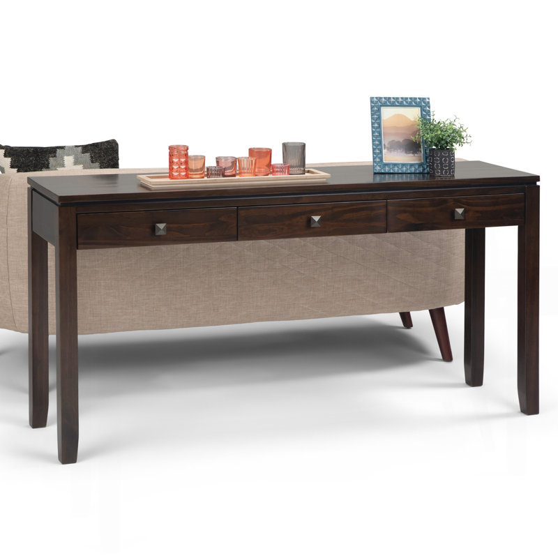 Cosmopolitan - Large console de canapé - Brun acajou