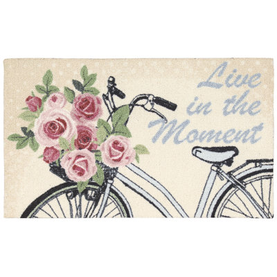 Tapis beige / rose Otani