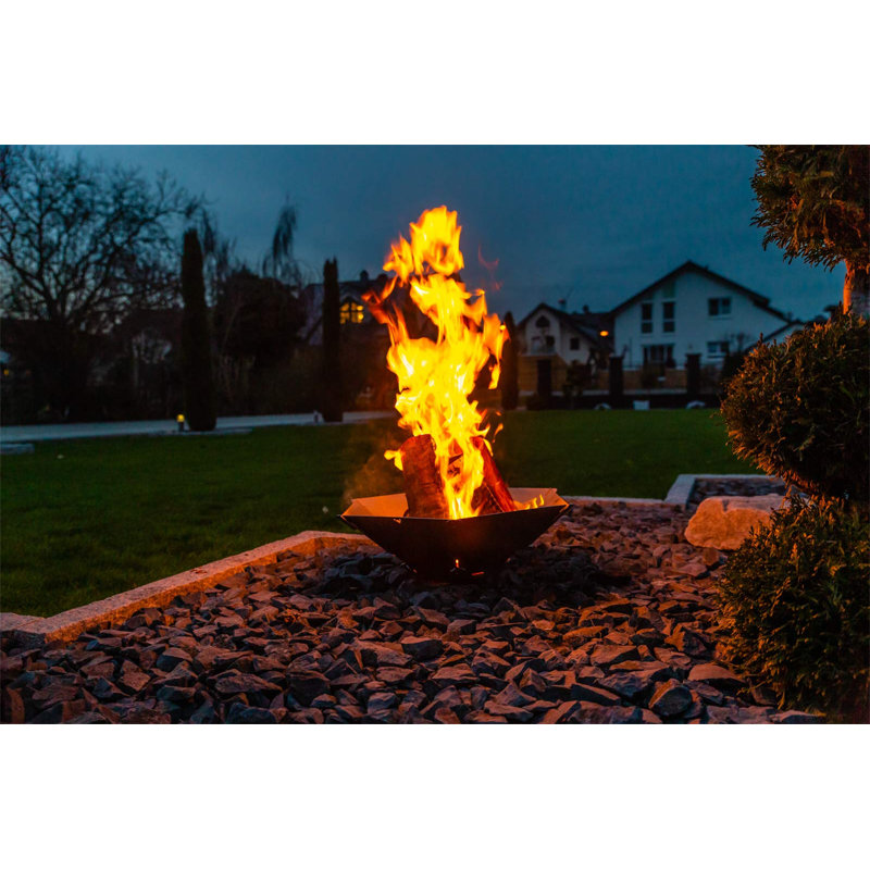 Hexagon Steel Smokeless Fire Pit
