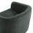 Applewold Upholstered Gray Chenille Swivel Barrel Chair with Solid Wood Base-258347166